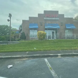 Outside- ample parking