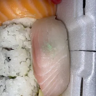 sushi and rice