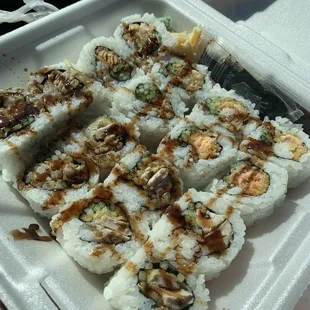 food, sushi and sashimi