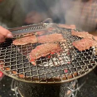 Charcoal grille at old Ishoni in Bellevue