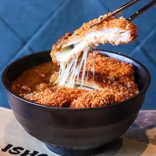 Cheese Curry Tonkatsu IG:@tinyhangrytiff