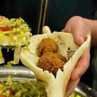 Falafel wrap