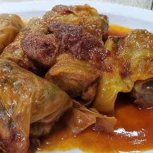 Cabbage dolma.