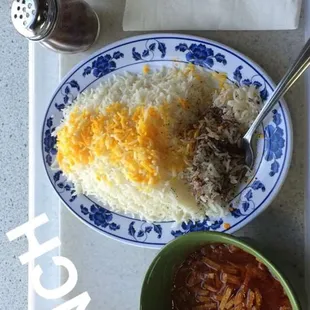 It's a lamb stew but I have no idea what it's called in its country of origin  Bismati was delicious and the stew was very comforting.