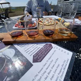 Sip through a flight of four wines of your choice and get a full pour of your favorite! Beer and creative cocktails are available too!