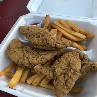 Kids Chicken Fingers - huge portions