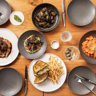 Brunch and dinner spread