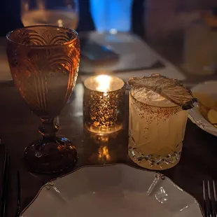The delicious cocktail our waiter reccomended.