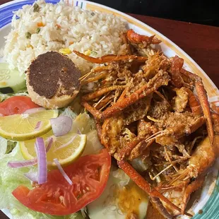  a plate of food