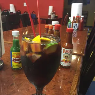 Scratch made sangria