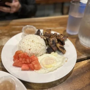 Chicken combo plate