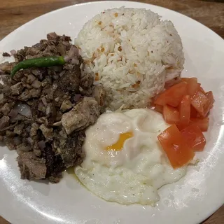 Sisig with Egg