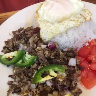 Sisig Silog and Soda