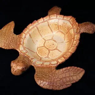 Scuplted Sea Turtle Bowl