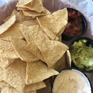 Chips and dip trio!