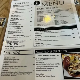 Menu-