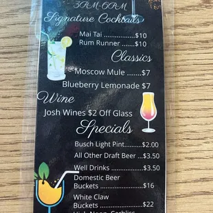 Happy Hour Cocktails