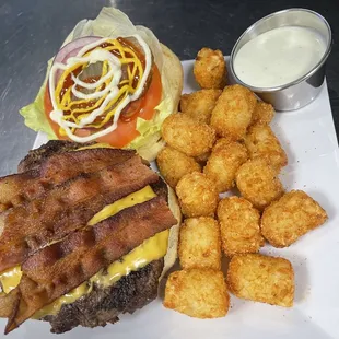 Bacon cheeseburger