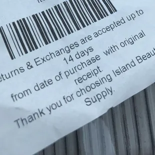 BEWARE. They DO NOT honor the return policy PRINTED on their own receipt. There is a 20% restocking fee