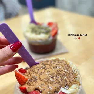 Taste like almond joy!  Cacaoconut Bowl