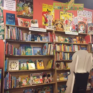 The fun and whimsical children's section.