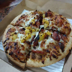 $15 Hawaiian pineapple pizza