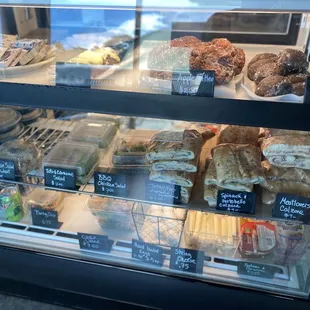 a variety of baked goods