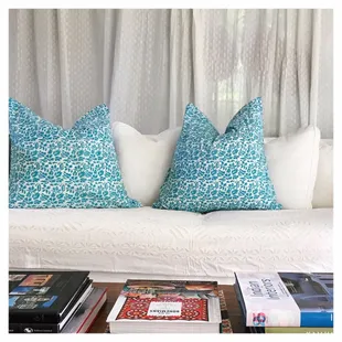 Block print pillows