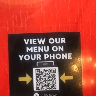 No shared menus.