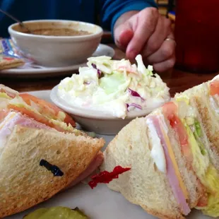 The ham &amp; cheese club is simple &amp; delish :)'