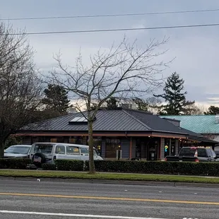 Outside view of Island Cafe