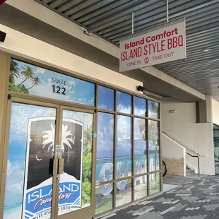 Front of the restaurant