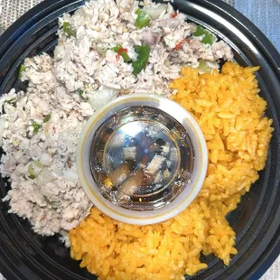Chicken Kelaguen and Redrice