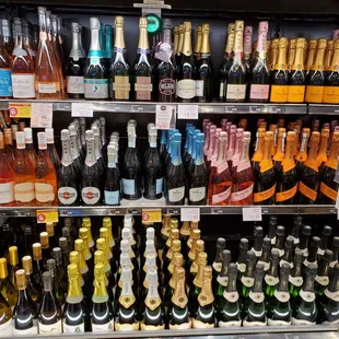 More refrigerated alcoholic drinks.