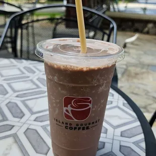 Dark Chocolate Gelato Shake