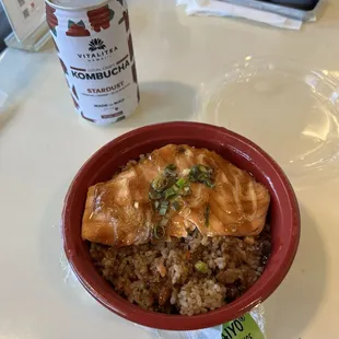 Salmon Fried Rice Bowl