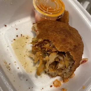 Vegan devil crab