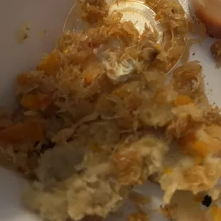 This is where I basically tore apart the devil crab to see the content. I couldn&apos;t taste crab.