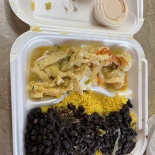 Conch &amp; Shrimp plate