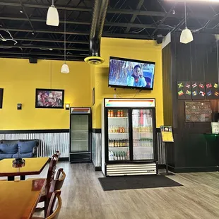 Inside new restaurant