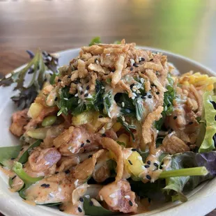 Spicy tuna poke bowl