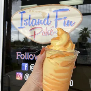 Pineapple and pumpkin swirl