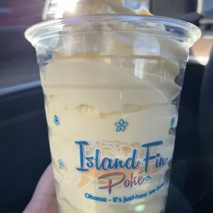 GIANT dole whip! Yum!