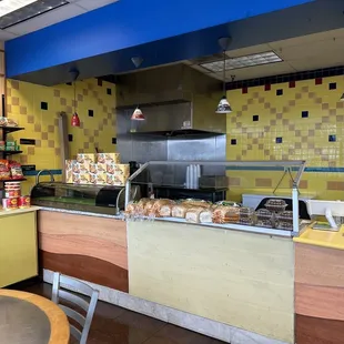 Hard-o-bread, buns and snacks.