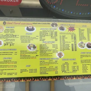 Outside menu