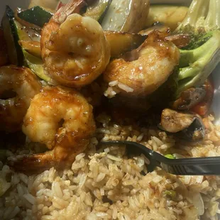 Hibachi Shrimp Lunch
