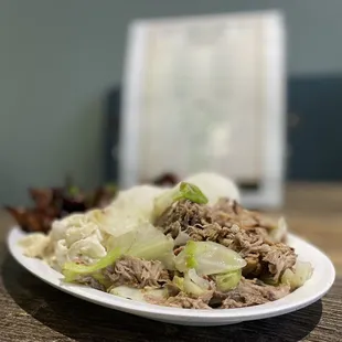 Mixed Plate Kailua Pig and Cabbage