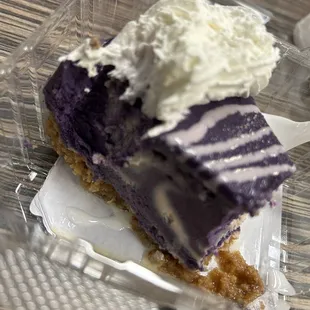 Ube cheesecake