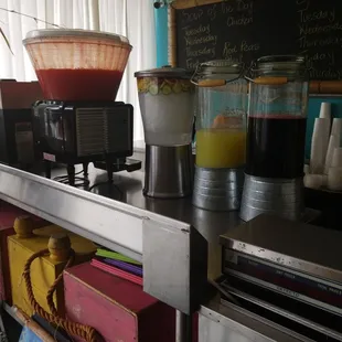 Juice options! All yummy