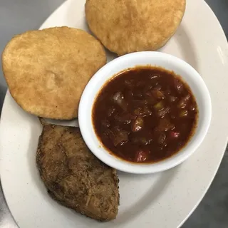 Bakes with Fried King Fish